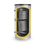 Буферни съдове Елдом 1000л , неемайлирани, с две серпентини BCS2 1000F