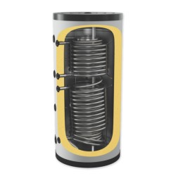 Буферни съдове Елдом, неемайлирани, с две черни и една неръждаема серпентина